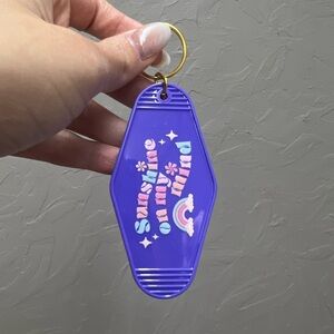 Sunshine on my mind keychain
